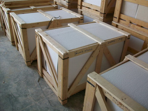 Embalaje de los bloques de piedra natural de Egipto-Wer Stone-WerStone